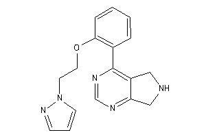 Image of 4-[2-(2-pyrazol-1-ylethoxy)phenyl]-6,7-dihydro-5H-pyrrolo[3,4-d]pyrimidine