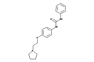 Image of 1-phenyl-3-[4-(2-pyrrolidinoethoxy)phenyl]urea