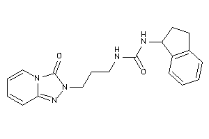 1-indan-1-yl-3-[3-(3-keto-[1,2,4]triazolo[4,3-a]pyridin-2-yl)propyl]urea