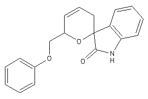 Image of 2-(phenoxymethyl)spiro[2,5-dihydropyran-6,3'-indoline]-2'-one