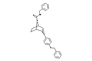 3-(4-benzoxyphenyl)-N-benzyl-8-azabicyclo[3.2.1]oct-3-ene-8-carboxamide