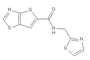 Image of N-(thiazol-2-ylmethyl)thieno[2,3-d]thiazole-5-carboxamide
