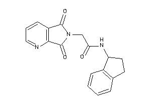 Image of 2-(5,7-diketopyrrolo[3,4-b]pyridin-6-yl)-N-indan-1-yl-acetamide