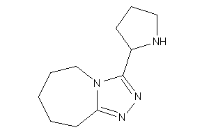 3-pyrrolidin-2-yl-6,7,8,9-tetrahydro-5H-[1,2,4]triazolo[4,3-a]azepine