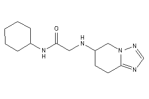 N-cyclohexyl-2-(5,6,7,8-tetrahydro-[1,2,4]triazolo[1,5-a]pyridin-6-ylamino)acetamide