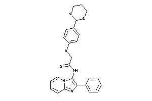 2-[4-(1,3-dithian-2-yl)phenoxy]-N-(2-phenylimidazo[1,2-a]pyridin-3-yl)acetamide