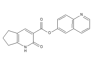2-keto-1,5,6,7-tetrahydro-1-pyrindine-3-carboxylic Acid 6-quinolyl Ester