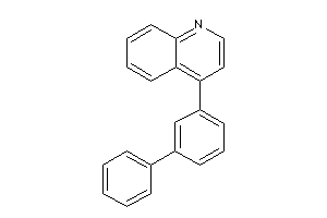 4-(3-phenylphenyl)quinoline
