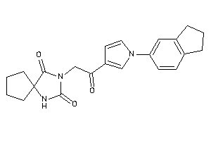 3-[2-(1-indan-5-ylpyrrol-3-yl)-2-keto-ethyl]-1,3-diazaspiro[4.4]nonane-2,4-quinone