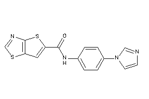 N-(4-imidazol-1-ylphenyl)thieno[2,3-d]thiazole-5-carboxamide
