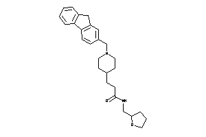3-[1-(9H-fluoren-2-ylmethyl)-4-piperidyl]-N-(tetrahydrofurfuryl)propionamide