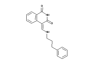 Image of 4-[(3-phenylpropylamino)methylene]isoquinoline-1,3-quinone