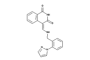 Image of 4-[[(2-pyrazol-1-ylbenzyl)amino]methylene]isoquinoline-1,3-quinone
