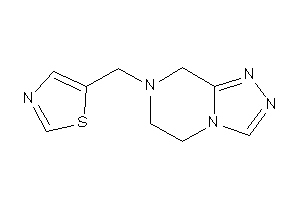 5-(6,8-dihydro-5H-[1,2,4]triazolo[4,3-a]pyrazin-7-ylmethyl)thiazole
