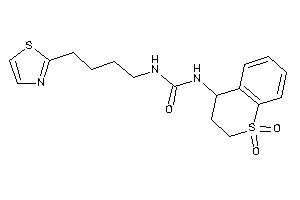 1-(1,1-diketo-3,4-dihydro-2H-thiochromen-4-yl)-3-(4-thiazol-2-ylbutyl)urea