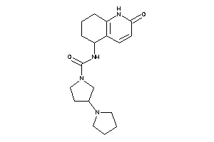 N-(2-keto-5,6,7,8-tetrahydro-1H-quinolin-5-yl)-3-pyrrolidino-pyrrolidine-1-carboxamide