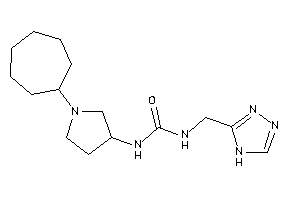 Image of 1-(1-cycloheptylpyrrolidin-3-yl)-3-(4H-1,2,4-triazol-3-ylmethyl)urea