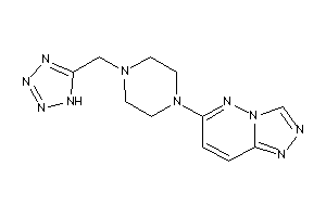 Image of 6-[4-(1H-tetrazol-5-ylmethyl)piperazino]-[1,2,4]triazolo[3,4-f]pyridazine