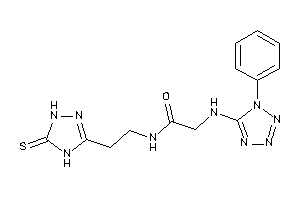 2-[(1-phenyltetrazol-5-yl)amino]-N-[2-(5-thioxo-1,4-dihydro-1,2,4-triazol-3-yl)ethyl]acetamide