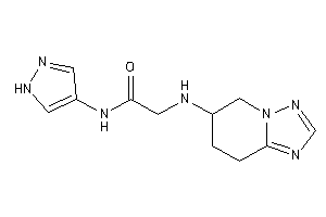 N-(1H-pyrazol-4-yl)-2-(5,6,7,8-tetrahydro-[1,2,4]triazolo[1,5-a]pyridin-6-ylamino)acetamide