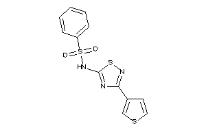 N-[3-(3-thienyl)-1,2,4-thiadiazol-5-yl]benzenesulfonamide