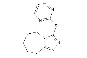 3-(2-pyrimidylthio)-6,7,8,9-tetrahydro-5H-[1,2,4]triazolo[4,3-a]azepine