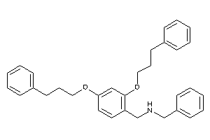 Image of Benzyl-[2,4-bis(3-phenylpropoxy)benzyl]amine