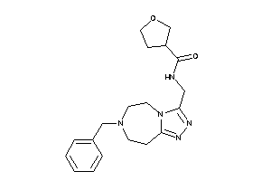 Image of N-[(7-benzyl-5,6,8,9-tetrahydro-[1,2,4]triazolo[3,4-g][1,4]diazepin-3-yl)methyl]tetrahydrofuran-3-carboxamide