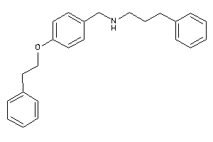 (4-phenethyloxybenzyl)-(3-phenylpropyl)amine