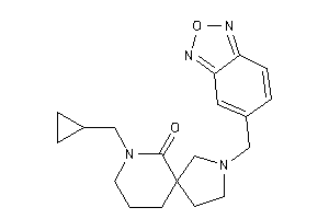 Image of 2-(benzofurazan-5-ylmethyl)-9-(cyclopropylmethyl)-2,9-diazaspiro[4.5]decan-10-one