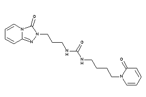 1-[4-(2-keto-1-pyridyl)butyl]-3-[3-(3-keto-[1,2,4]triazolo[4,3-a]pyridin-2-yl)propyl]urea