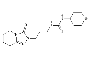 1-[3-(3-keto-5,6,7,8-tetrahydro-[1,2,4]triazolo[4,3-a]pyridin-2-yl)propyl]-3-(4-piperidyl)urea