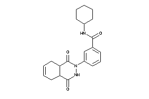 Image of N-cyclohexyl-3-(1,4-diketo-4a,5,8,8a-tetrahydro-3H-phthalazin-2-yl)benzamide
