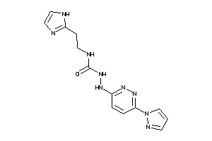 1-[2-(1H-imidazol-2-yl)ethyl]-3-[(6-pyrazol-1-ylpyridazin-3-yl)amino]urea