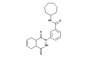 Image of N-cycloheptyl-3-(1,4-diketo-4a,5,8,8a-tetrahydro-3H-phthalazin-2-yl)benzamide