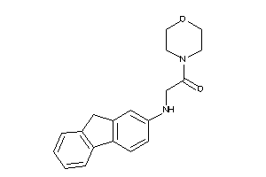 2-(9H-fluoren-2-ylamino)-1-morpholino-ethanone