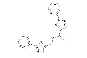 Image of 2-phenyltriazole-4-carboxylic Acid (5-phenyl-1,3,4-oxadiazol-2-yl)methyl Ester