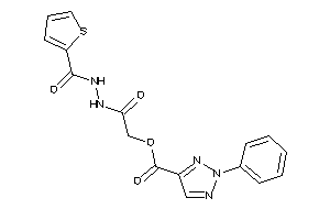2-phenyltriazole-4-carboxylic Acid [2-keto-2-[N'-(2-thenoyl)hydrazino]ethyl] Ester