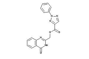 Image of 2-phenyltriazole-4-carboxylic Acid (4-keto-3H-quinazolin-2-yl)methyl Ester