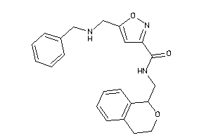Image of 5-[(benzylamino)methyl]-N-(isochroman-1-ylmethyl)isoxazole-3-carboxamide