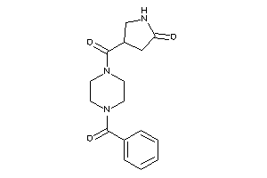 Image of 4-(4-benzoylpiperazine-1-carbonyl)-2-pyrrolidone