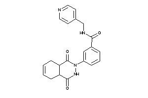 3-(1,4-diketo-4a,5,8,8a-tetrahydro-3H-phthalazin-2-yl)-N-(4-pyridylmethyl)benzamide