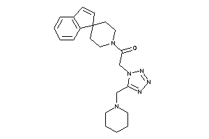 Image of 2-[5-(piperidinomethyl)tetrazol-1-yl]-1-spiro[indene-1,4'-piperidine]-1'-yl-ethanone
