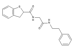 N-[2-keto-2-(phenethylamino)ethyl]-2,3-dihydrobenzothiophene-2-carboxamide