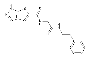 N-[2-keto-2-(phenethylamino)ethyl]-1H-thieno[2,3-c]pyrazole-5-carboxamide