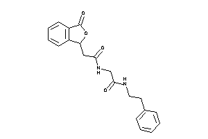 N-phenethyl-2-[(2-phthalidylacetyl)amino]acetamide