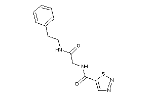N-[2-keto-2-(phenethylamino)ethyl]thiadiazole-5-carboxamide
