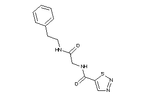 Image of N-[2-keto-2-(phenethylamino)ethyl]thiadiazole-5-carboxamide