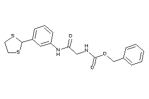 N-[2-[3-(1,3-dithiolan-2-yl)anilino]-2-keto-ethyl]carbamic Acid Benzyl Ester