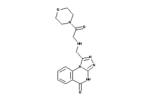 Image of 1-[[(2-keto-2-morpholino-ethyl)amino]methyl]-4H-[1,2,4]triazolo[4,3-a]quinazolin-5-one